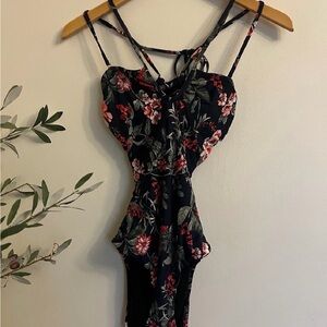 Chic Floral Swimsuit